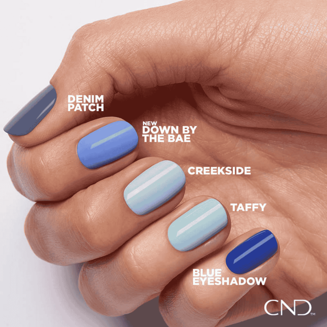 CND Vinylux Denim Patch #226 – Denimblå neglelak close-up
