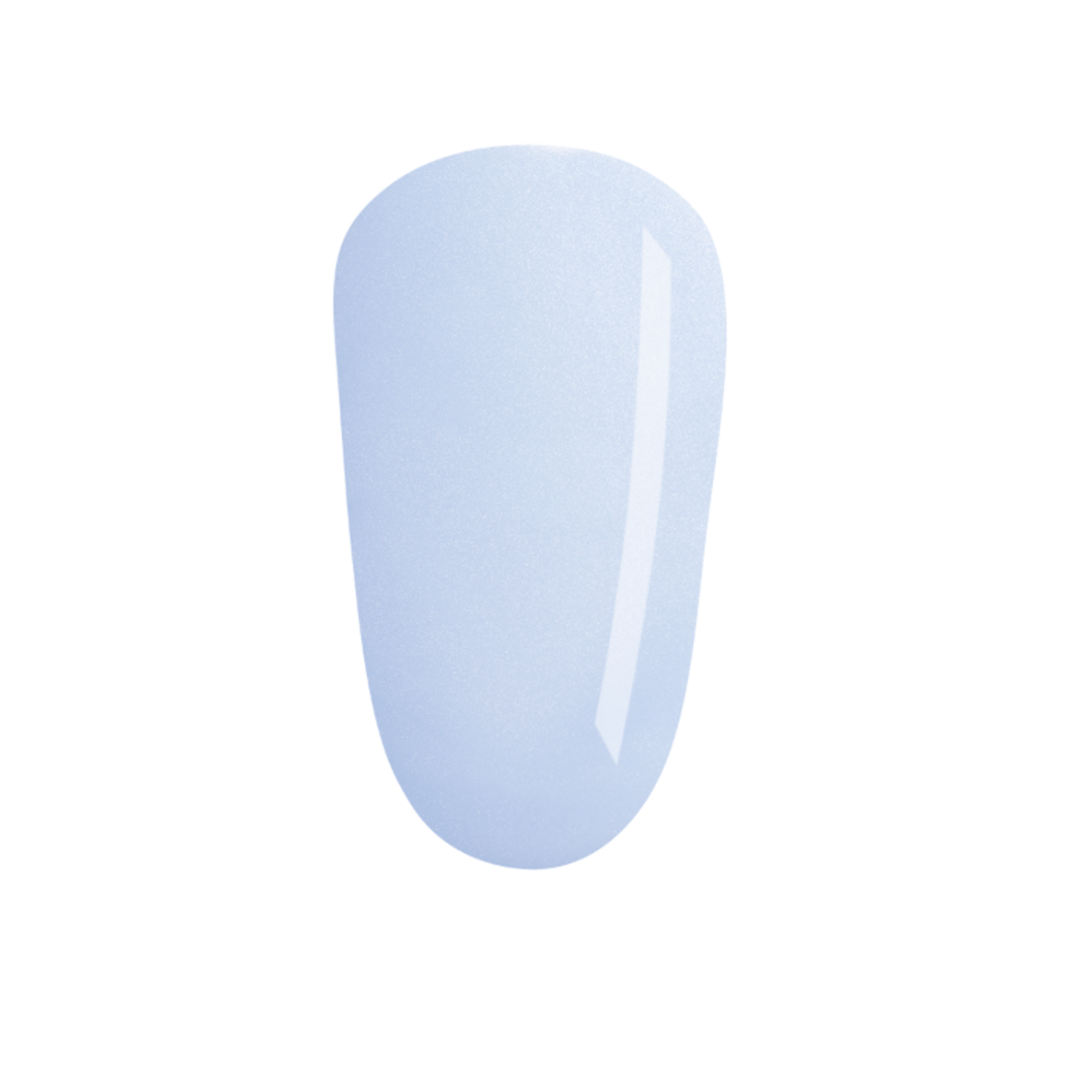 CND Vinylux Fantasy Realm #481 – Lyseblå metallic neglelak close-up