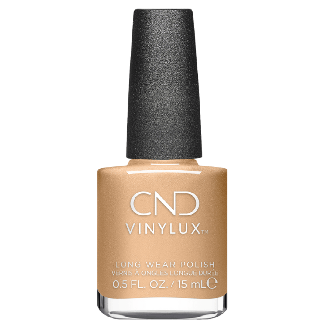 CND Vinylux It’s Getting Golder #458 – Guldfarvet glitter neglelak på flaske