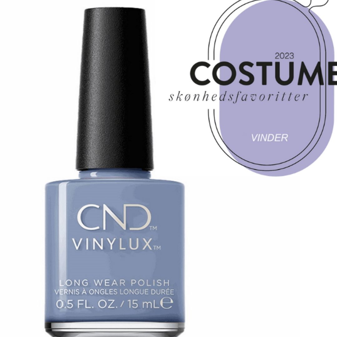 CND Vinylux Vintage Blue Jeans #431 – Støvet blå neglelak på flaske