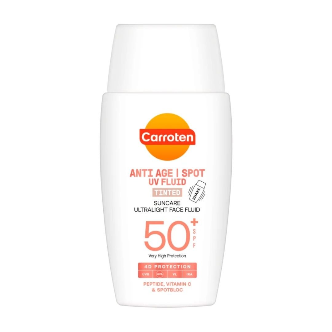 Carroten Face Antiage & Antispot Fluid SPF 50+ Tinted - Bodylux