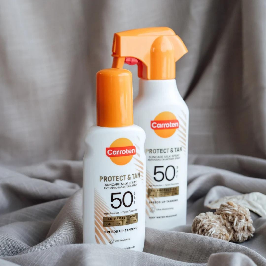 Carroten Protect & Tan Milk Spray SPF 50 - Bodylux