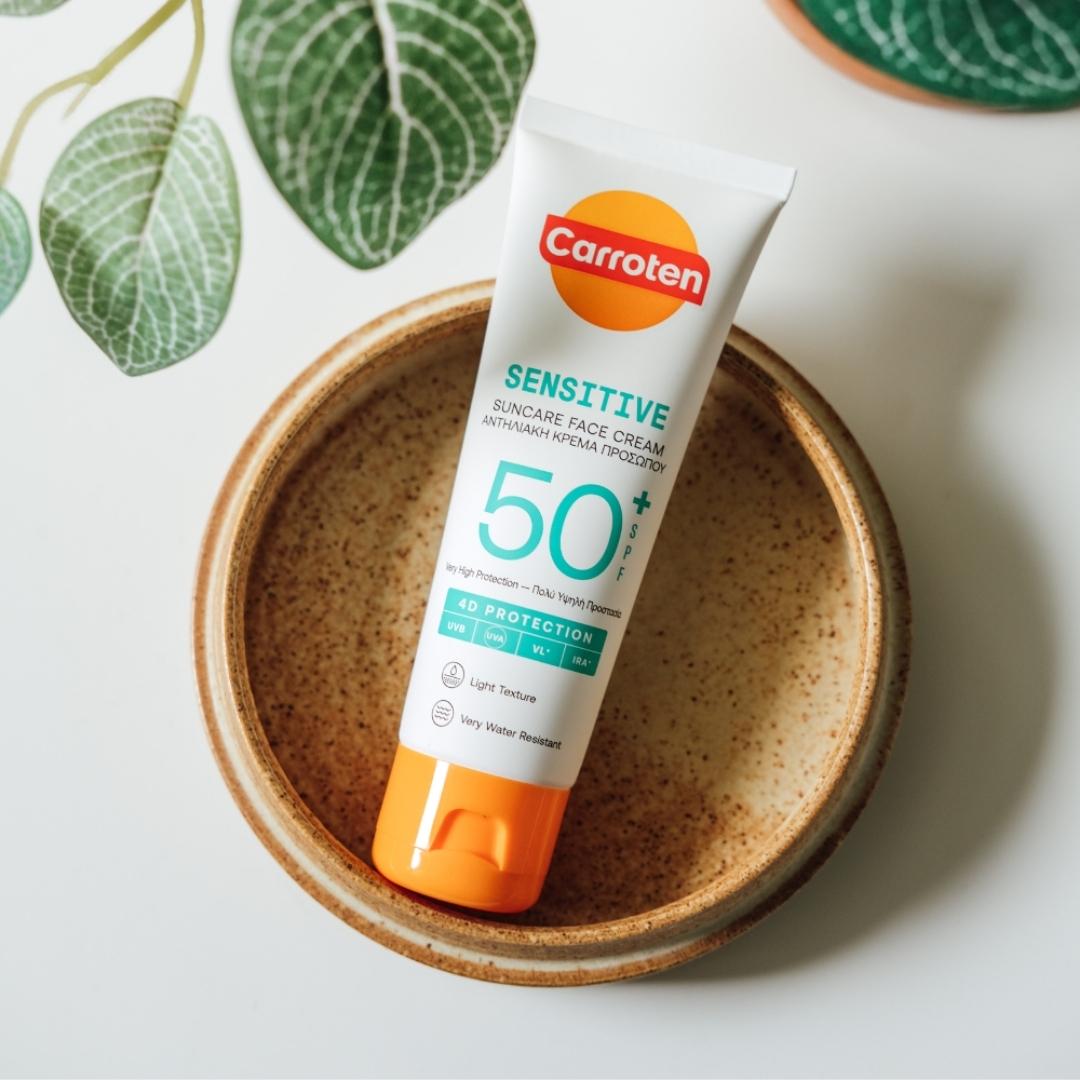 Carroten Face Sensitive Cream SPF 50 - Bodylux