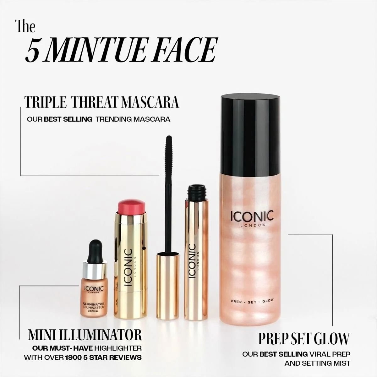 ICONIC LONDON™ The 5 Minute Face Kit - Bodylux