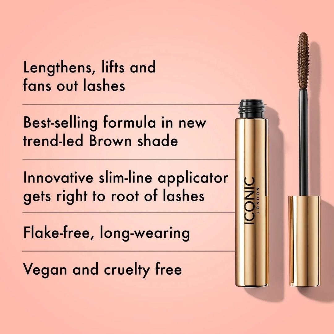 ICONIC LONDON™ Triple Threat Mascara - Brown - Bodylux