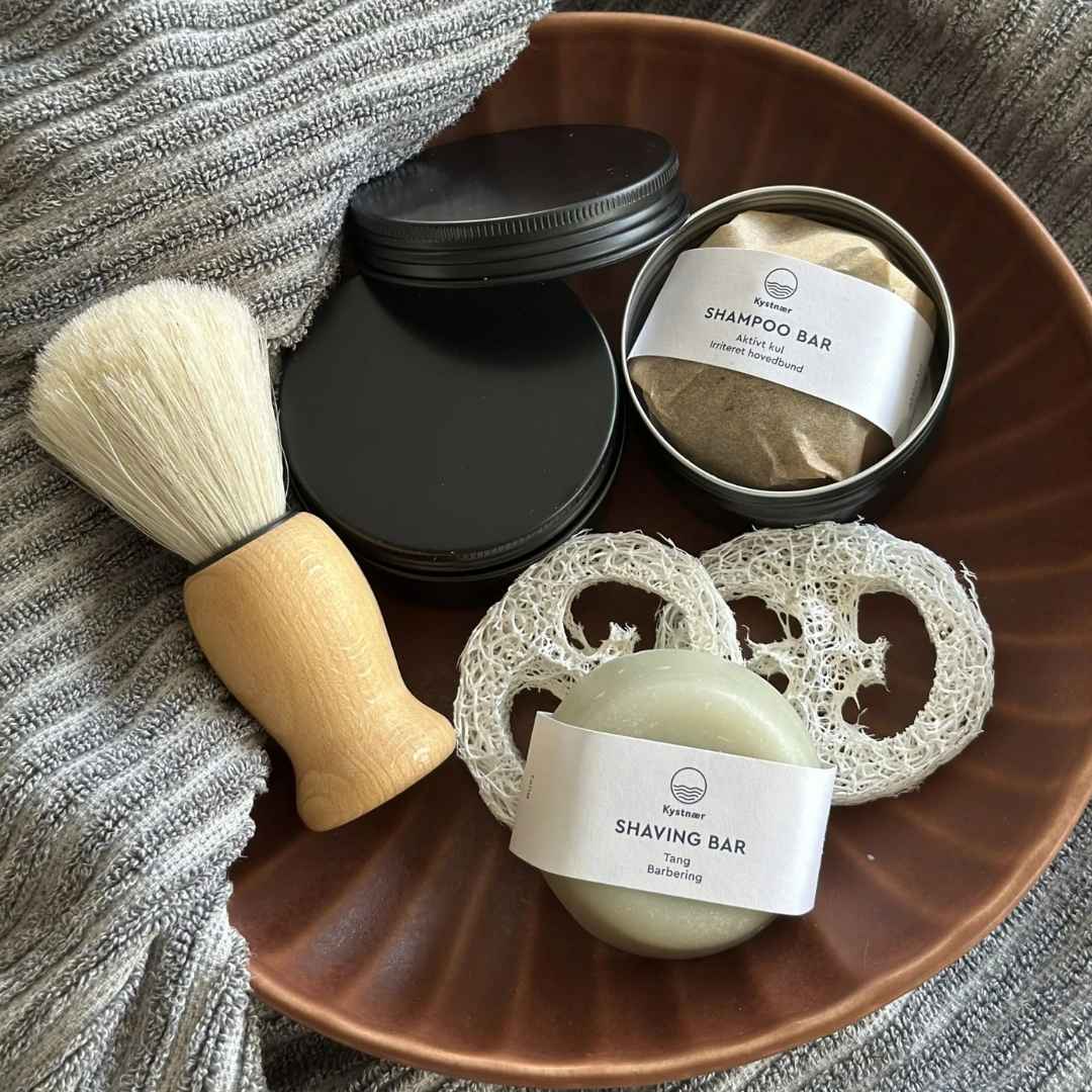 Kystnær Gentleman gavesæt - Aktivt Kul - Bodylux