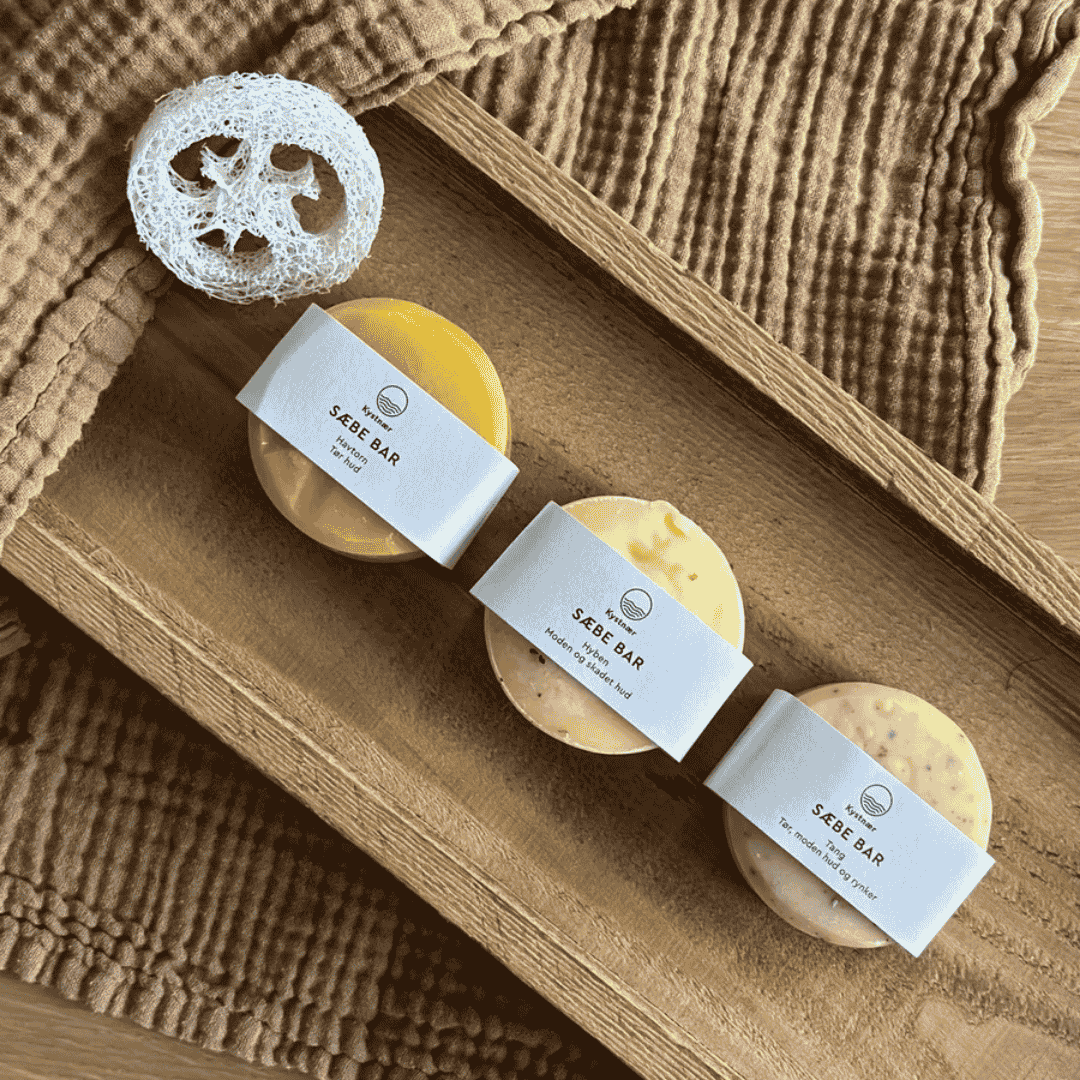 Sæbekassen fra Kystnær med tre bars