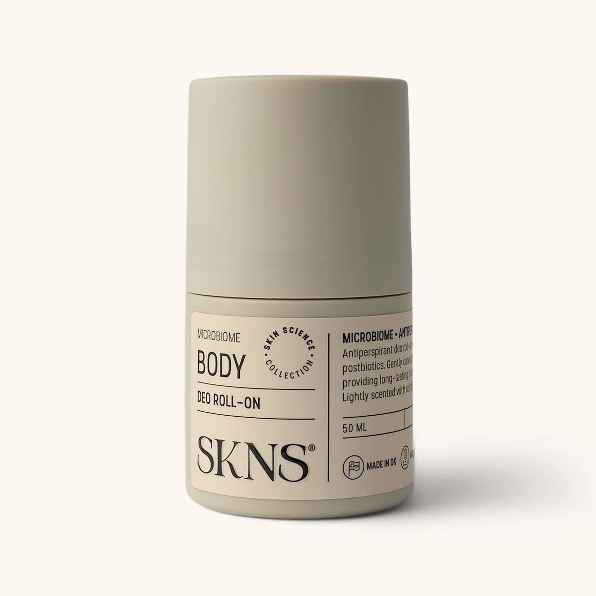 SKNS Deo Roll-On antiperspirant med postbiotika og aloe vera