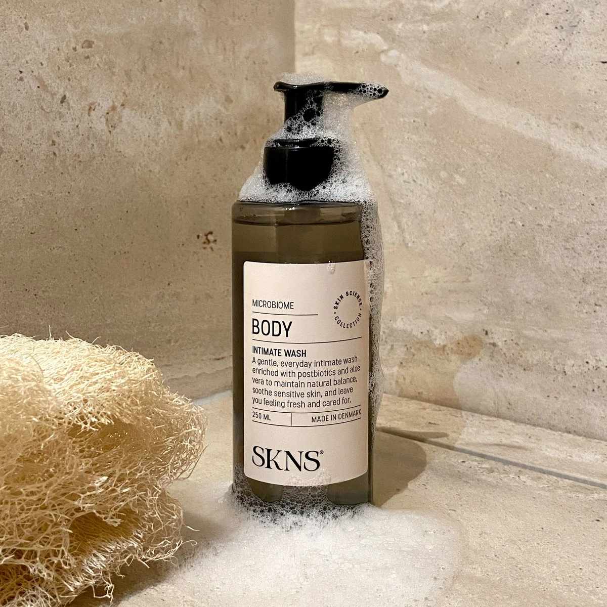 SKNS intimvask med postbiotika til naturlig mikroflora og balance