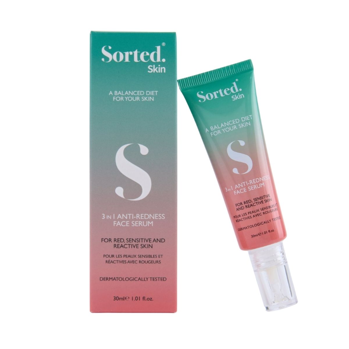 Sorted Skin 3 in 1 Anti-Redness Face Serum