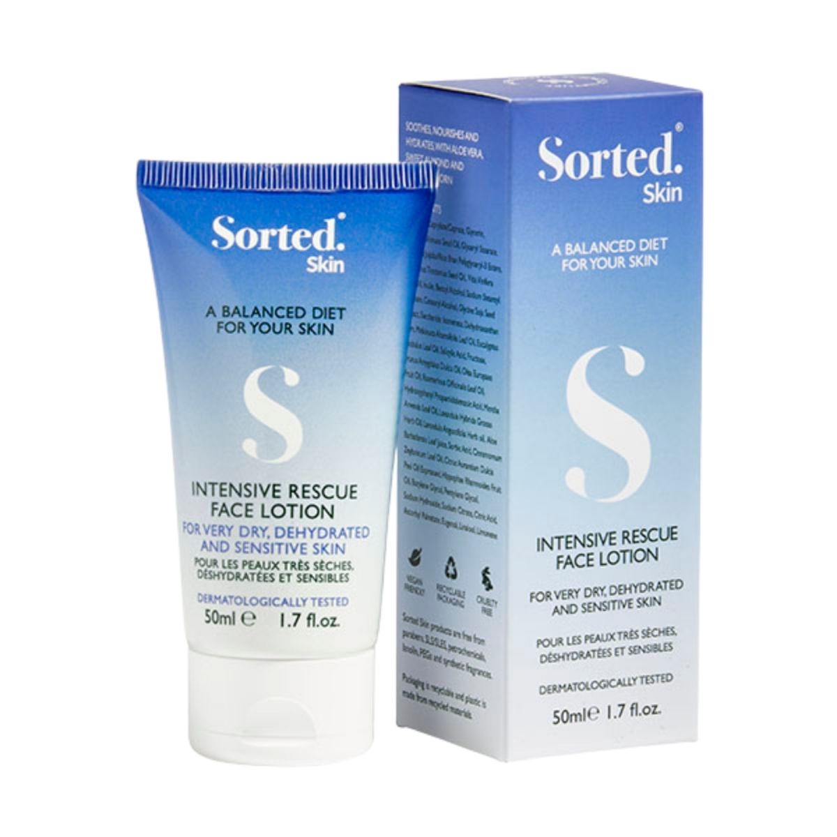 Sorted Skin Intensive Rescue Face Lotion