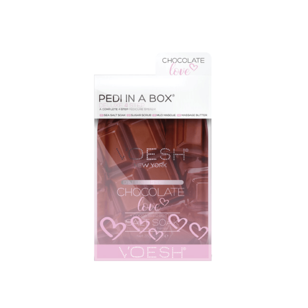 Pedi in a Box Deluxe - Chocolate love 4 step