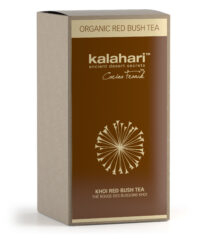 Kalahari Khoi red bush løs te i en æske